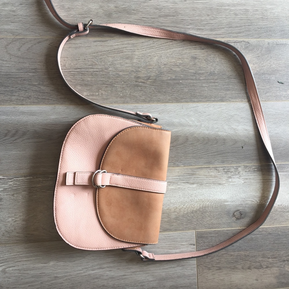 Pink shoulder bag